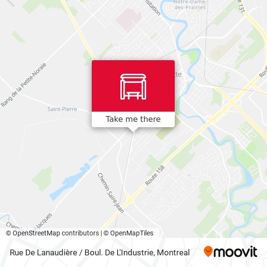 Rue De Lanaudière / Boul. De L'Industrie map
