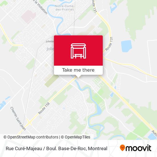 Rue Curé-Majeau / Boul. Base-De-Roc map