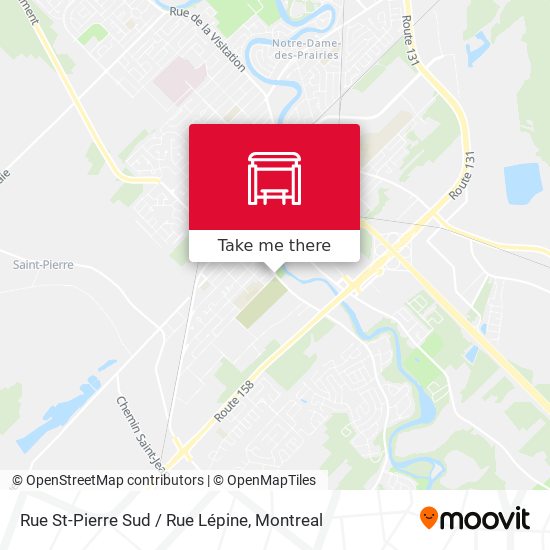 Rue St-Pierre Sud / Rue Lépine map
