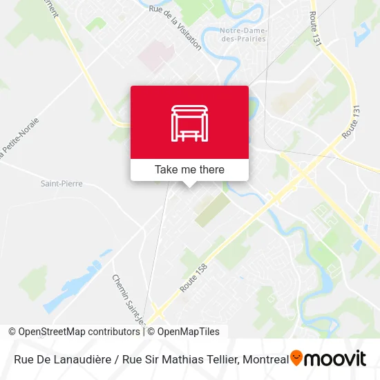 Rue De Lanaudière / Rue Sir Mathias Tellier map