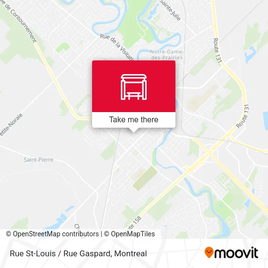 Rue St-Louis / Rue Gaspard map