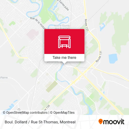 Boul. Dollard / Rue St-Thomas map