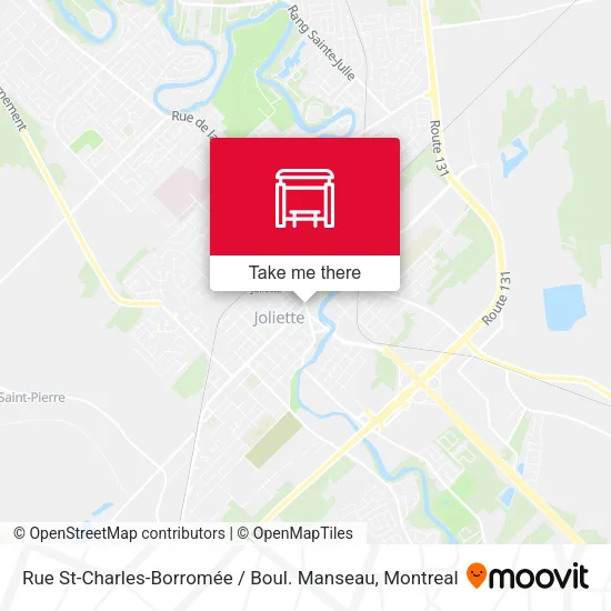 Rue St-Charles-Borromée / Boul. Manseau map