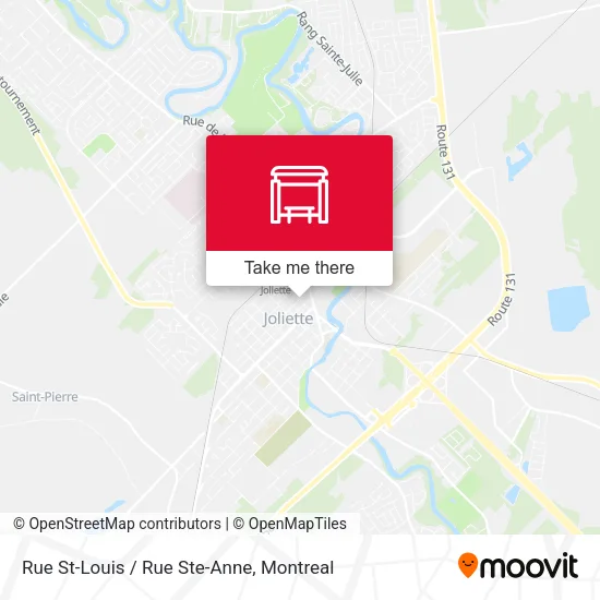 Rue St-Louis / Rue Ste-Anne map