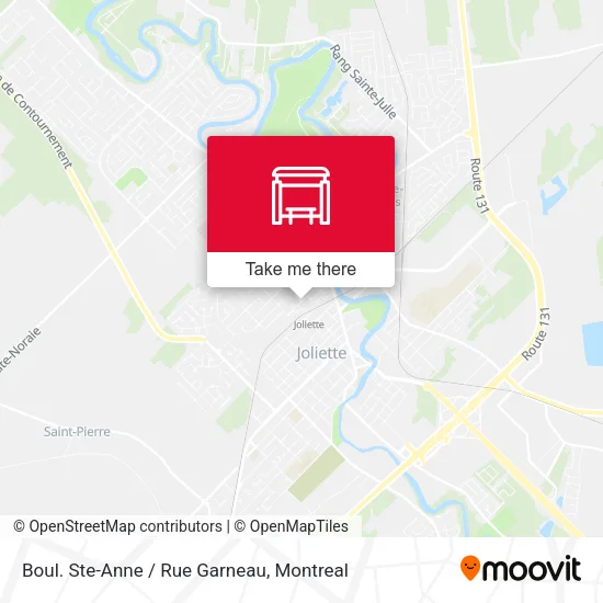 Boul. Ste-Anne / Rue Garneau map