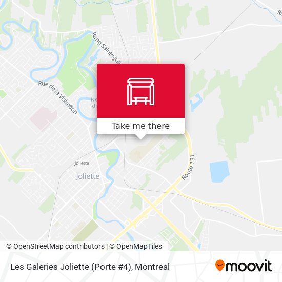 Les Galeries Joliette (Porte #4) map