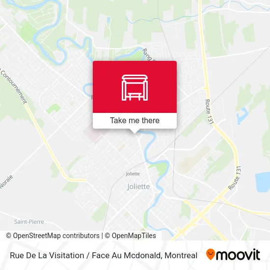 Rue De La Visitation / Face Au Mcdonald map