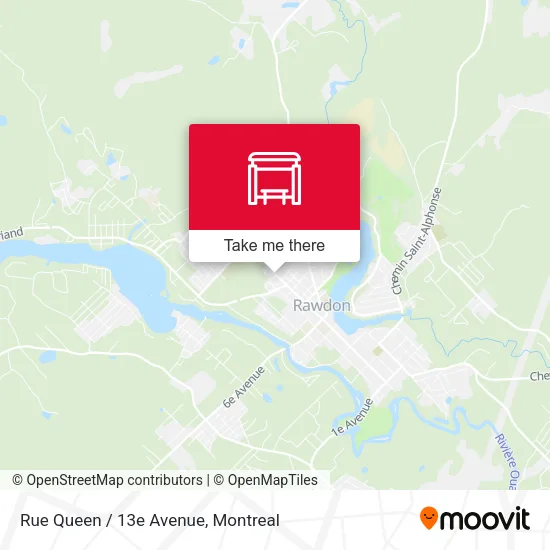 Rue Queen / 13e Avenue map