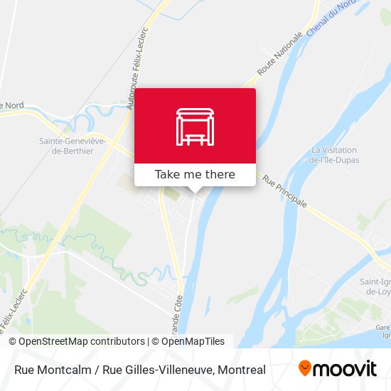 Rue Montcalm / Rue Gilles-Villeneuve map
