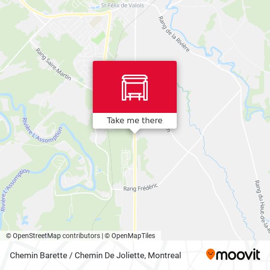 Chemin Barette / Chemin De Joliette map