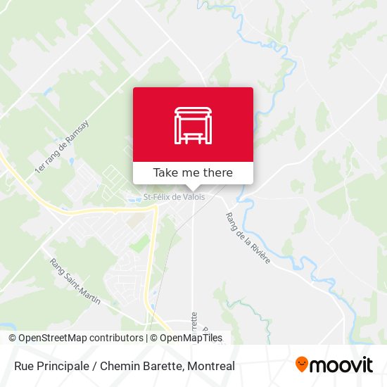 Rue Principale / Chemin Barette map