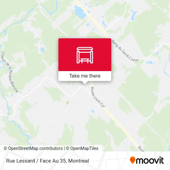 Rue Lessard / Face Au 35 map