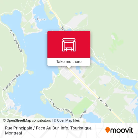 Rue Principale / Face Au Bur. Info. Touristique map