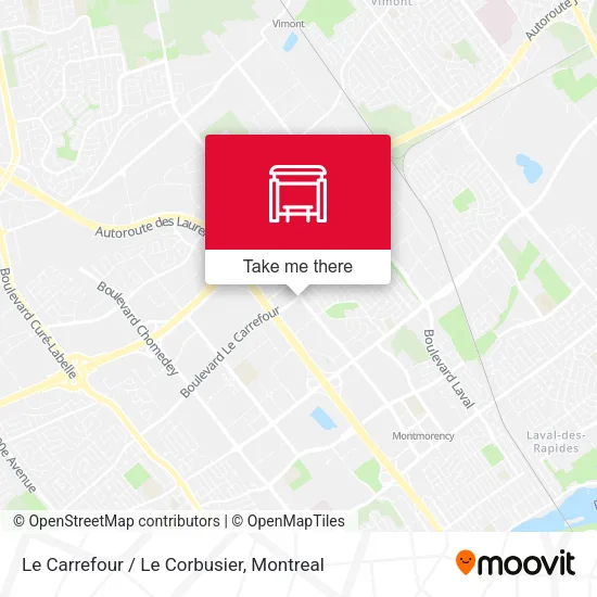 Le Carrefour / Le Corbusier map