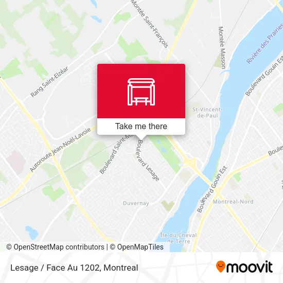 Lesage / Face Au 1202 map