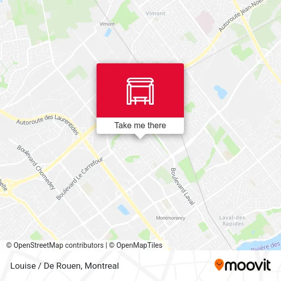 Louise / De Rouen map