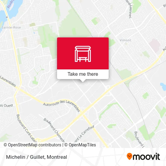 Michelin / Guillet map