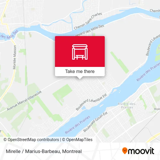 Mirelle / Marius-Barbeau map