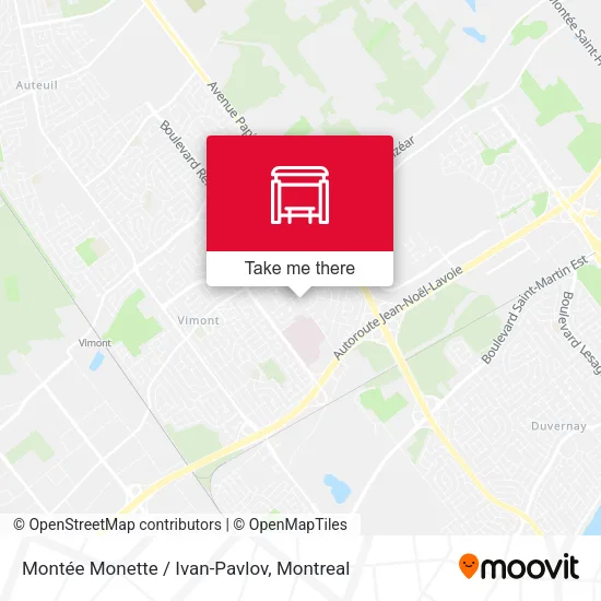 Montée Monette / Ivan-Pavlov map