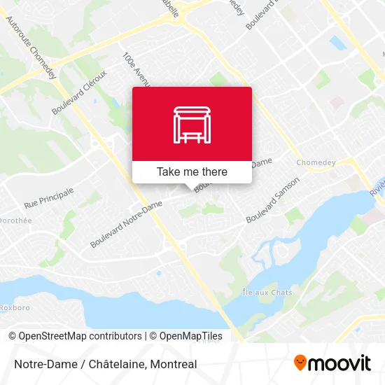 Notre-Dame / Châtelaine map