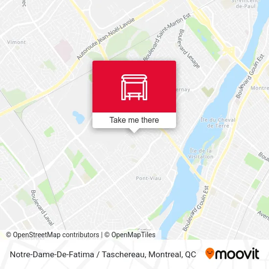 Notre-Dame-De-Fatima / Taschereau map
