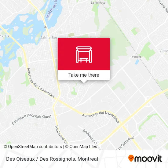 Des Oiseaux / Des Rossignols map