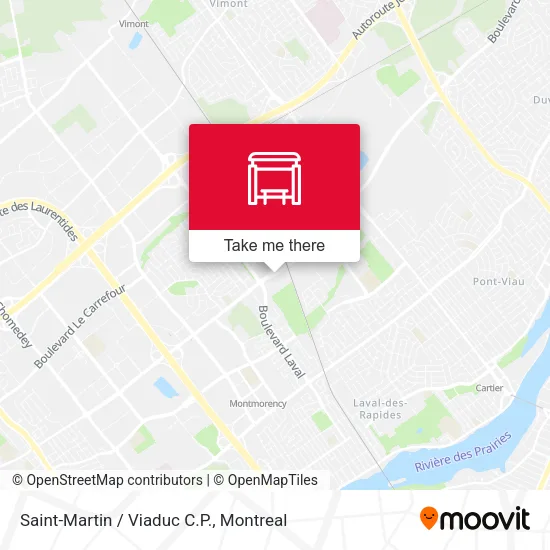 Saint-Martin / Viaduc C.P. map