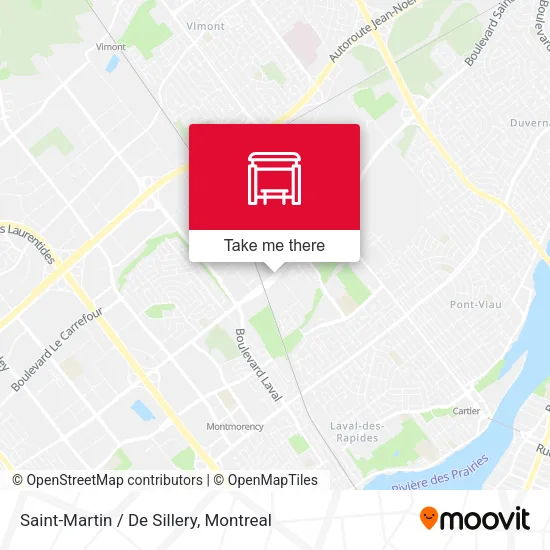 Saint-Martin / De Sillery map