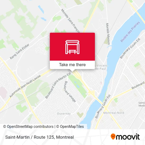 Saint-Martin / Route 125 map