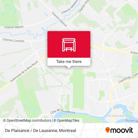 De Plaisance / De Lausanne map