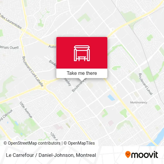 Le Carrefour / Daniel-Johnson map