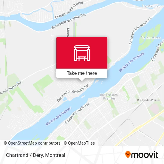 Chartrand / Déry map