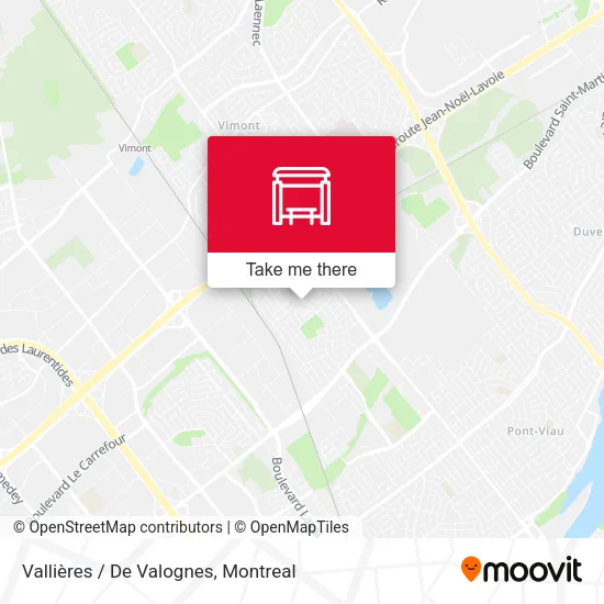 Vallières / De Valognes map