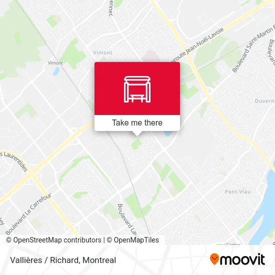 Vallières / Richard map