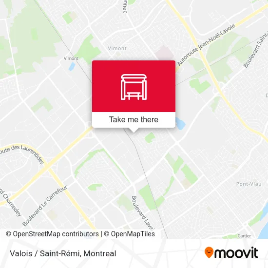 Valois / Saint-Rémi map