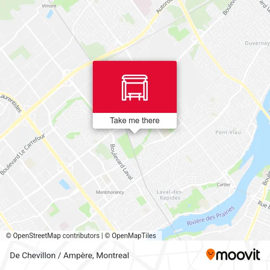 De Chevillon / Ampère map