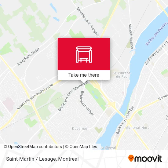 Saint-Martin / Lesage map