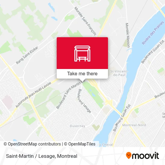 Saint-Martin / Lesage map