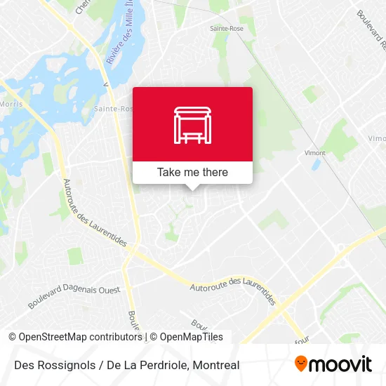 Des Rossignols / De La Perdriole map
