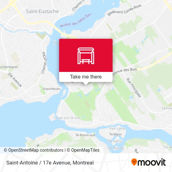 Saint-Antoine / 17e Avenue map