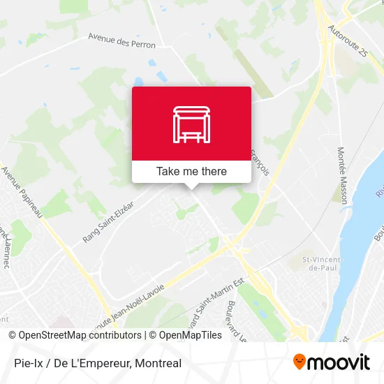 Pie-Ix / De L'Empereur map