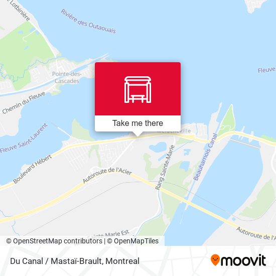 Du Canal / Mastaï-Brault map