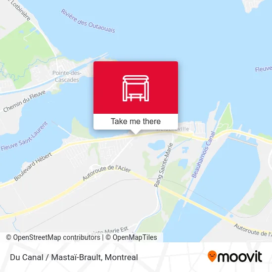 Du Canal / Mastaï-Brault map