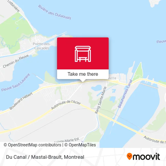 Du Canal / Mastaï-Brault map