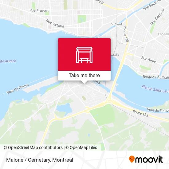 Malone / Cemetary map