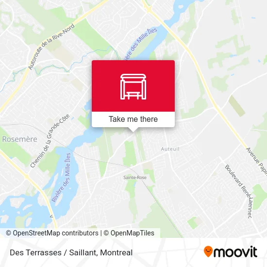 Des Terrasses / Saillant map