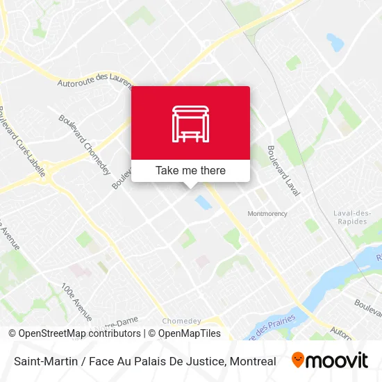 Saint-Martin / Face Au Palais De Justice map