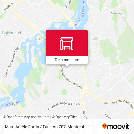Marc-Aurèle-Fortin / Face Au 707 map
