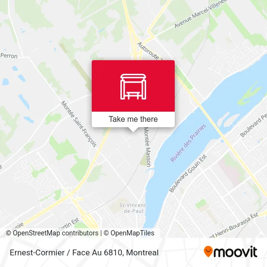 Ernest-Cormier / Face Au 6810 map