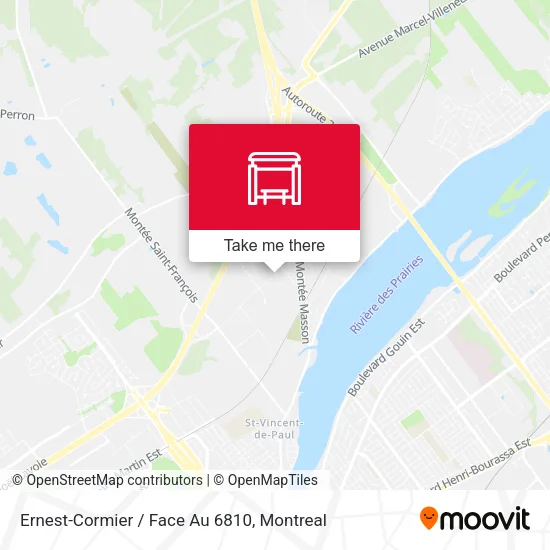 Ernest-Cormier / Face Au 6810 map